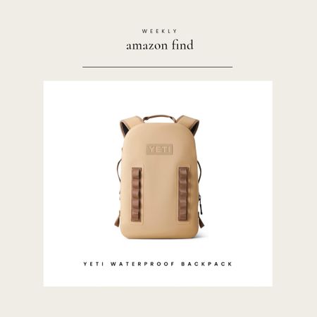 Weekly Amazon Find : Yeti Waterproof Backpack 

#LTKItBag #LTKSeasonal #LTKSwim