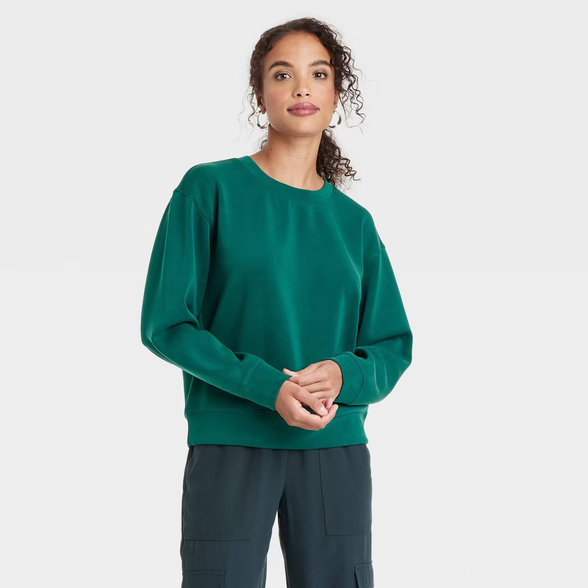 Women's Sandwash Pullover Sweatshirt - A New Day™ | Target