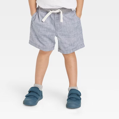 Toddler Boys' Chambray Pull-On Shorts - Cat & Jack™ | Target