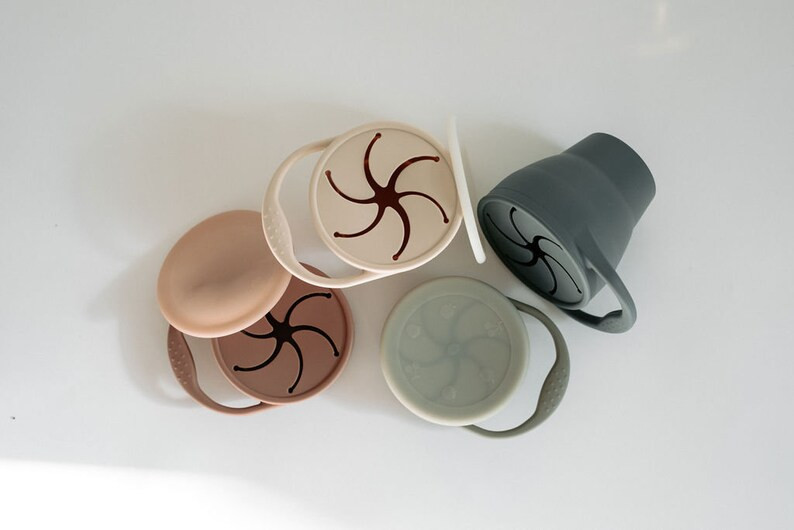 Collapsible Silicone Snack Cup With Lid Toddler Snack Cup | Etsy | Etsy (US)