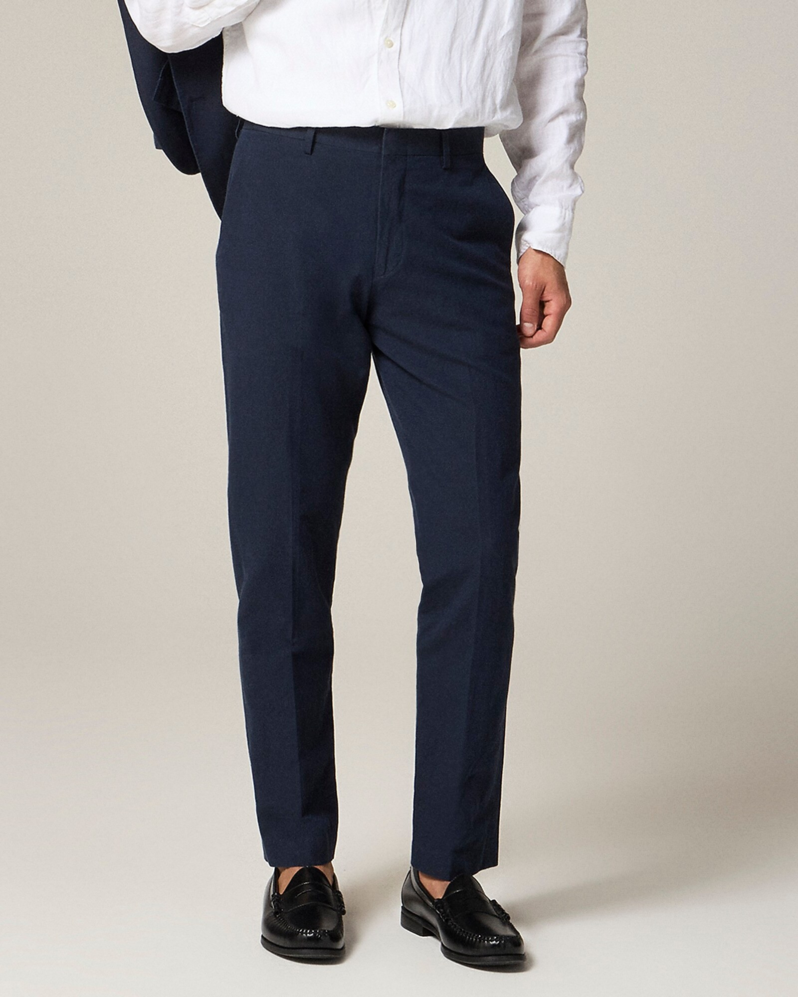Ludlow Slim-fit unstructured suit pant in Irish cotton-linen blend | J. Crew US