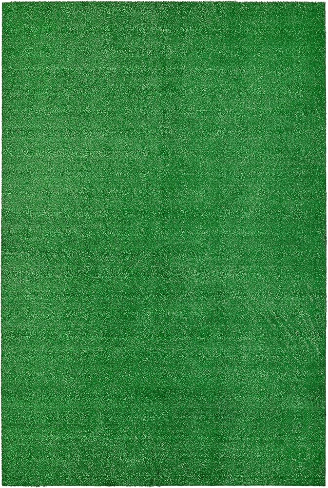 Garland Rug Artificial Grass 6 ft. x 9 ft. Large Indoor/Outdoor Area Rug Green | Amazon (US)