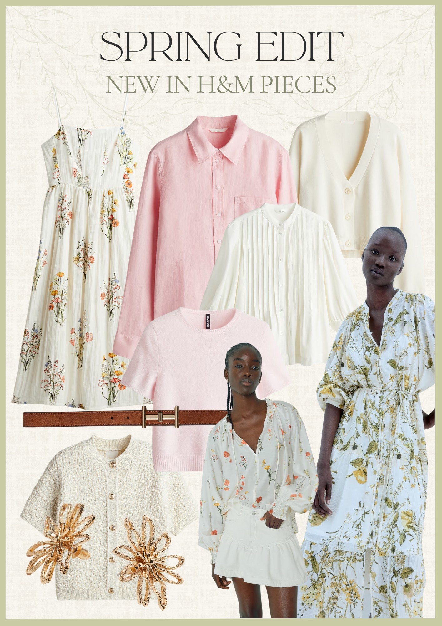 New in Spring pieces from H&M including floral dresses and baby pink knits 🌸

#LTKFashionMonth #LTKuk #LTKspring