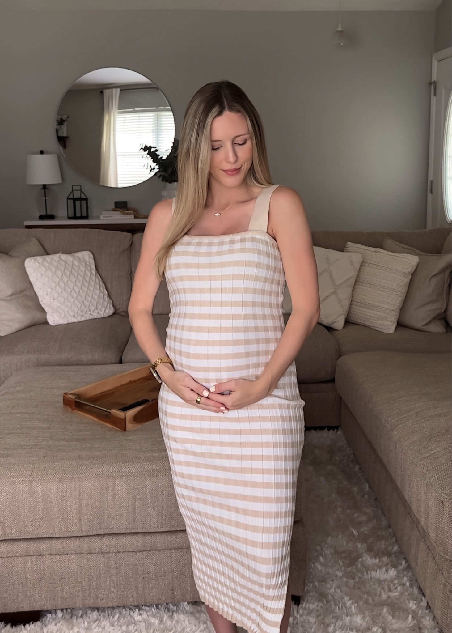 Non-maternity bump-friendly dress from Amazon. Love this one! I’m wearing a size XS. It stretches a ton. 

#LTKBump #LTKStyleTip #LTKFindsUnder50