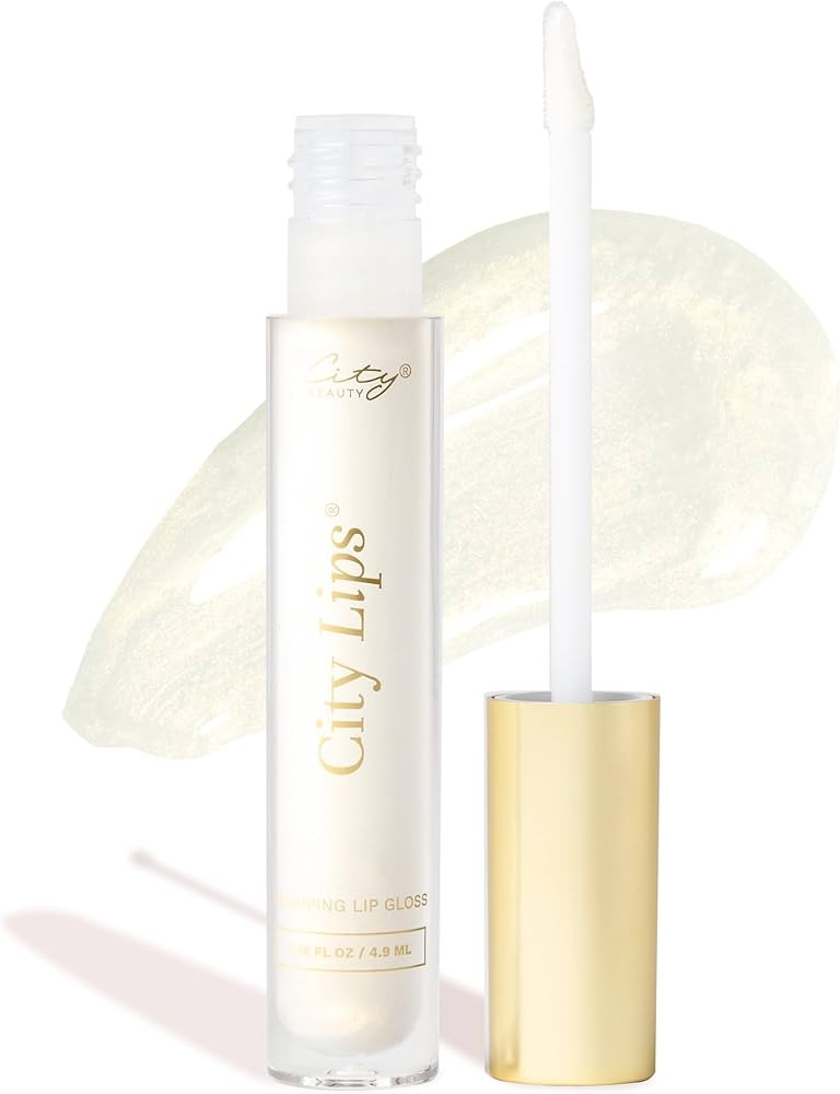 City Beauty City Lips Plumping Lip Gloss - High-Shine Gloss for Fuller, Younger-Looking Lips | Hy... | Amazon (US)
