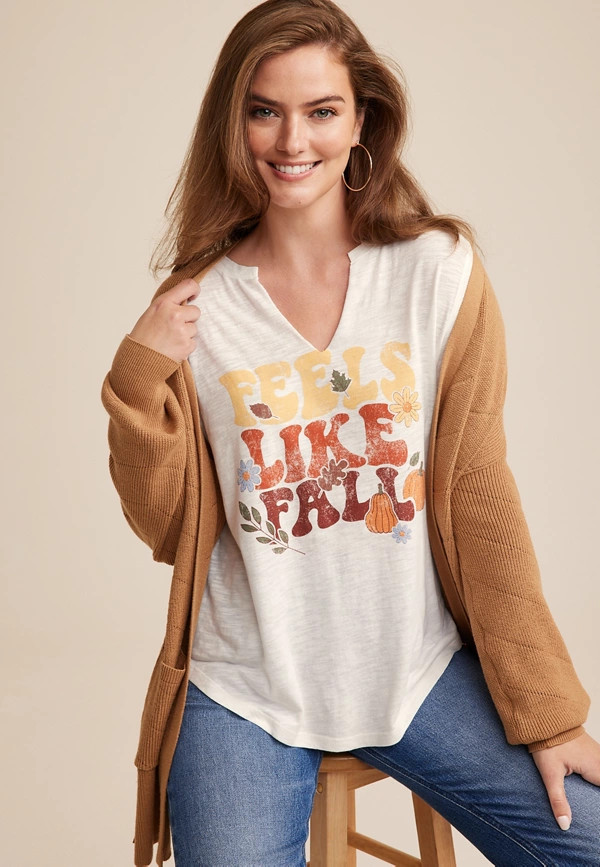 Feels Like Fall Graphic Tee | Maurices