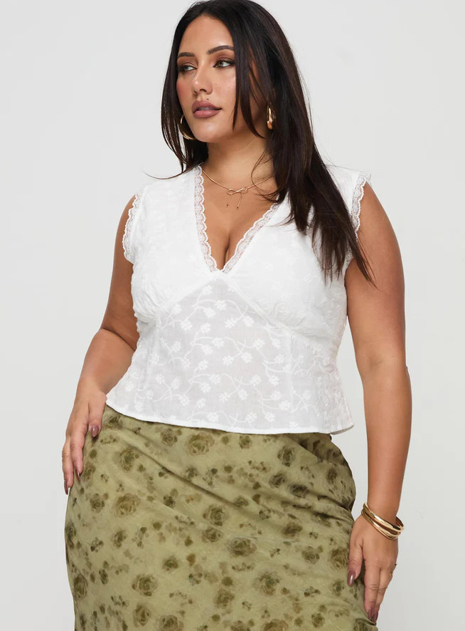 Gimmie Top White Curve | Princess Polly US
