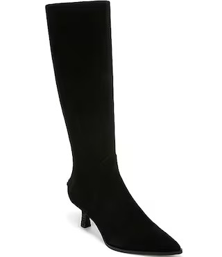 Circus NY by Sam Edelman Yulia Suede Pointed Toe Kitten Heel Tall Dress Boots | Dillard's | Dillard's