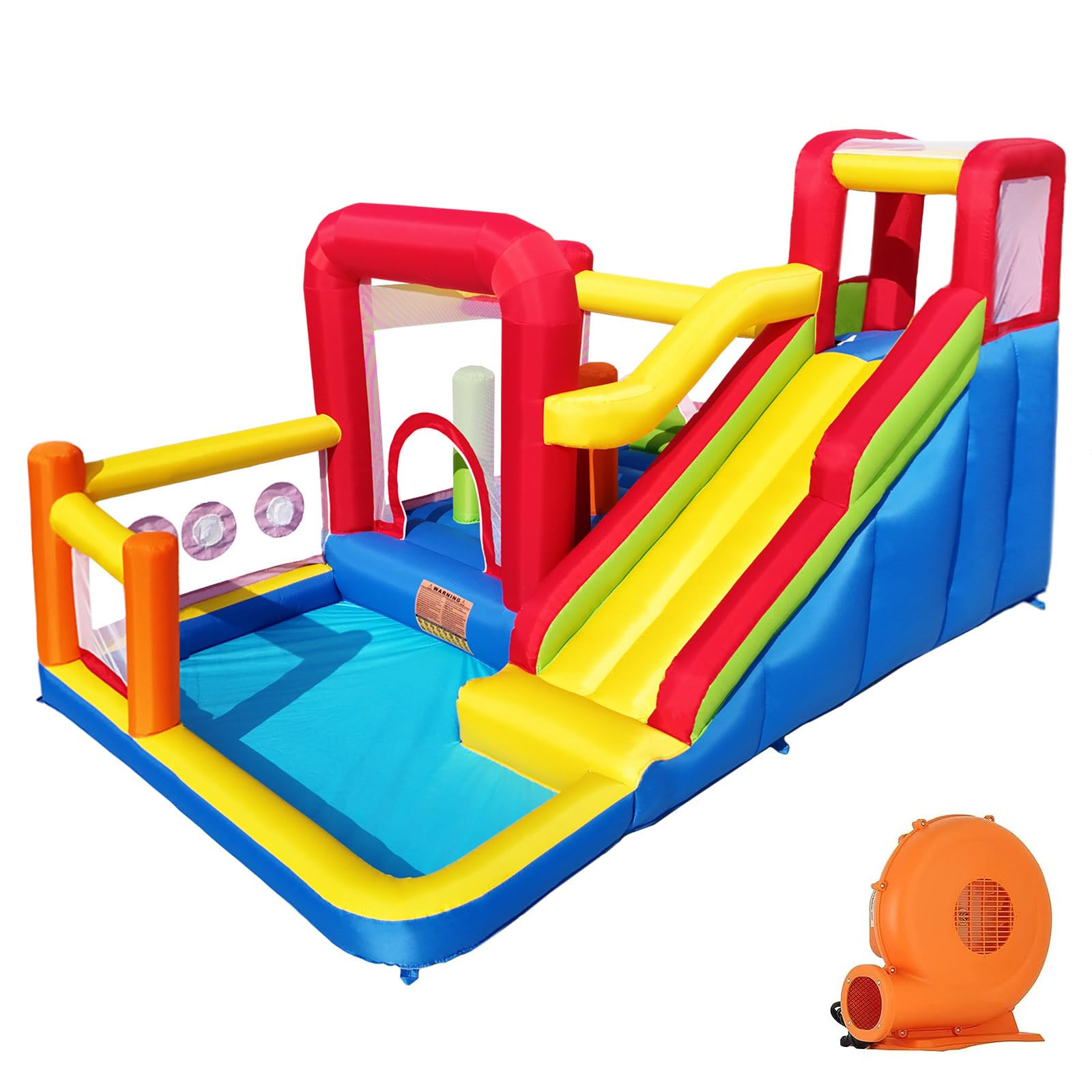 Hongcoral Bounce House, Inflatable Bounce Castle with Blower for Kids, Blow Up Jumping Bouncer wi... | Amazon (US)