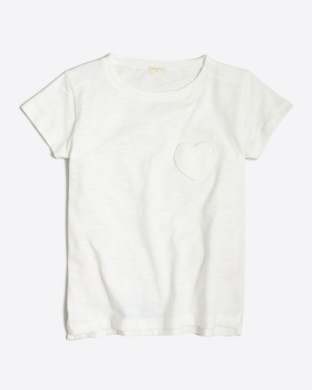 Girls' heart-pocket tee | J.Crew Factory