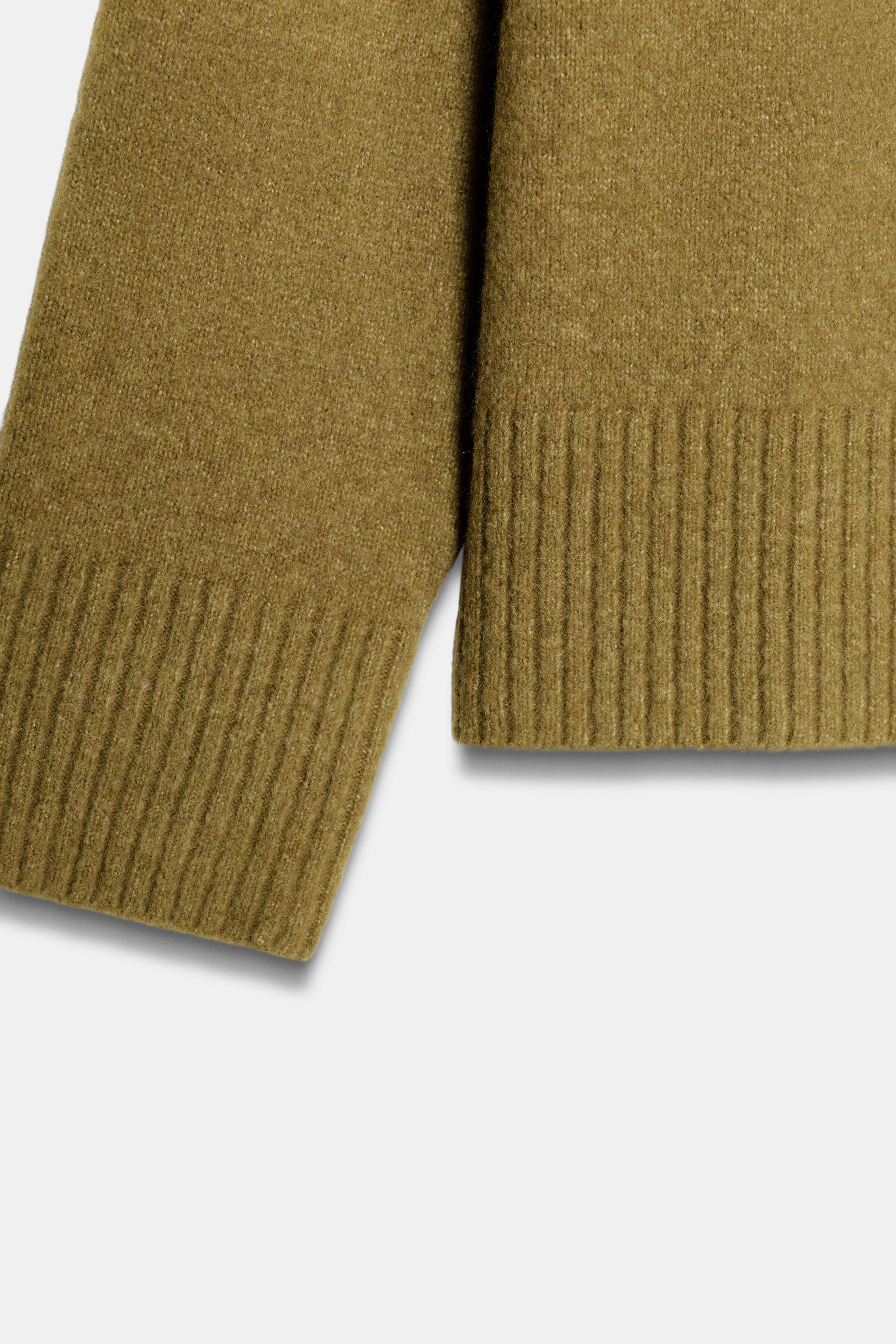 BUTTON KNIT SWEATER | Zara US