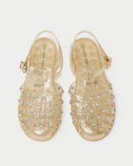 Rhys Champagne Glitter Jelly Sandal | Loeffler Randall
