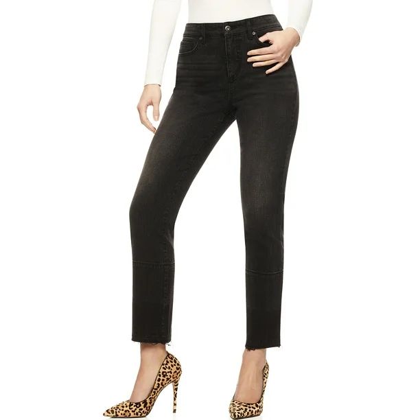Sofia Jeans by Sofia Vergara Women’s High Rise Slim Straight Jeans | Walmart (US)