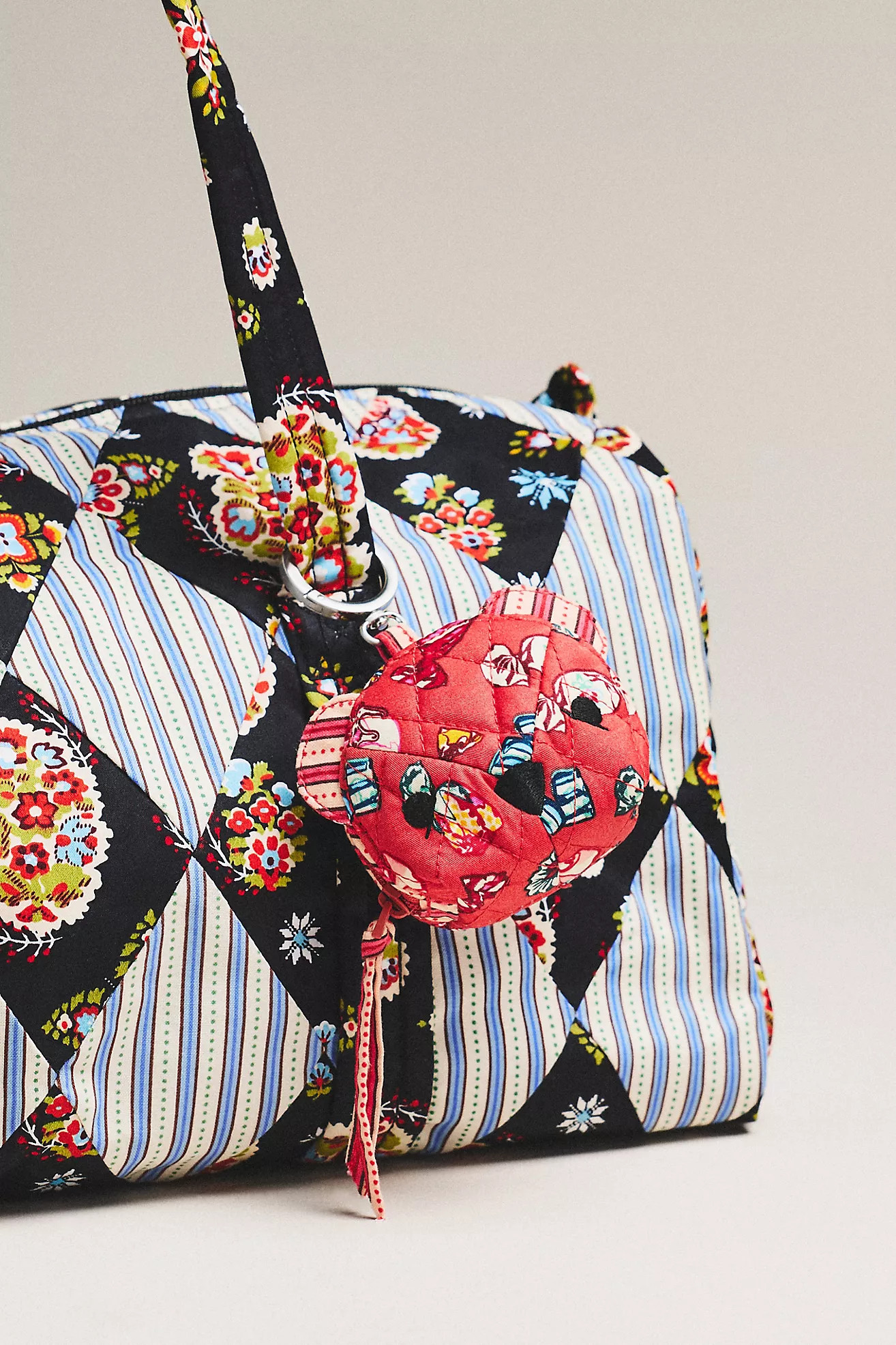 Vera Bradley x Anthropologie Classic Mini Bear Bag Charm | Anthropologie (US)