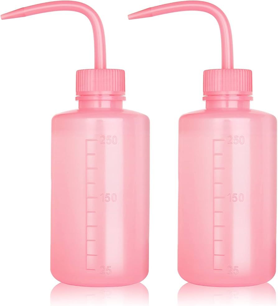 Tattoo Wash Bottle- Melphoe 2Pcs 250ml Water Squirt Bottle Succulent Watering, Safety Rinse Bottl... | Amazon (US)