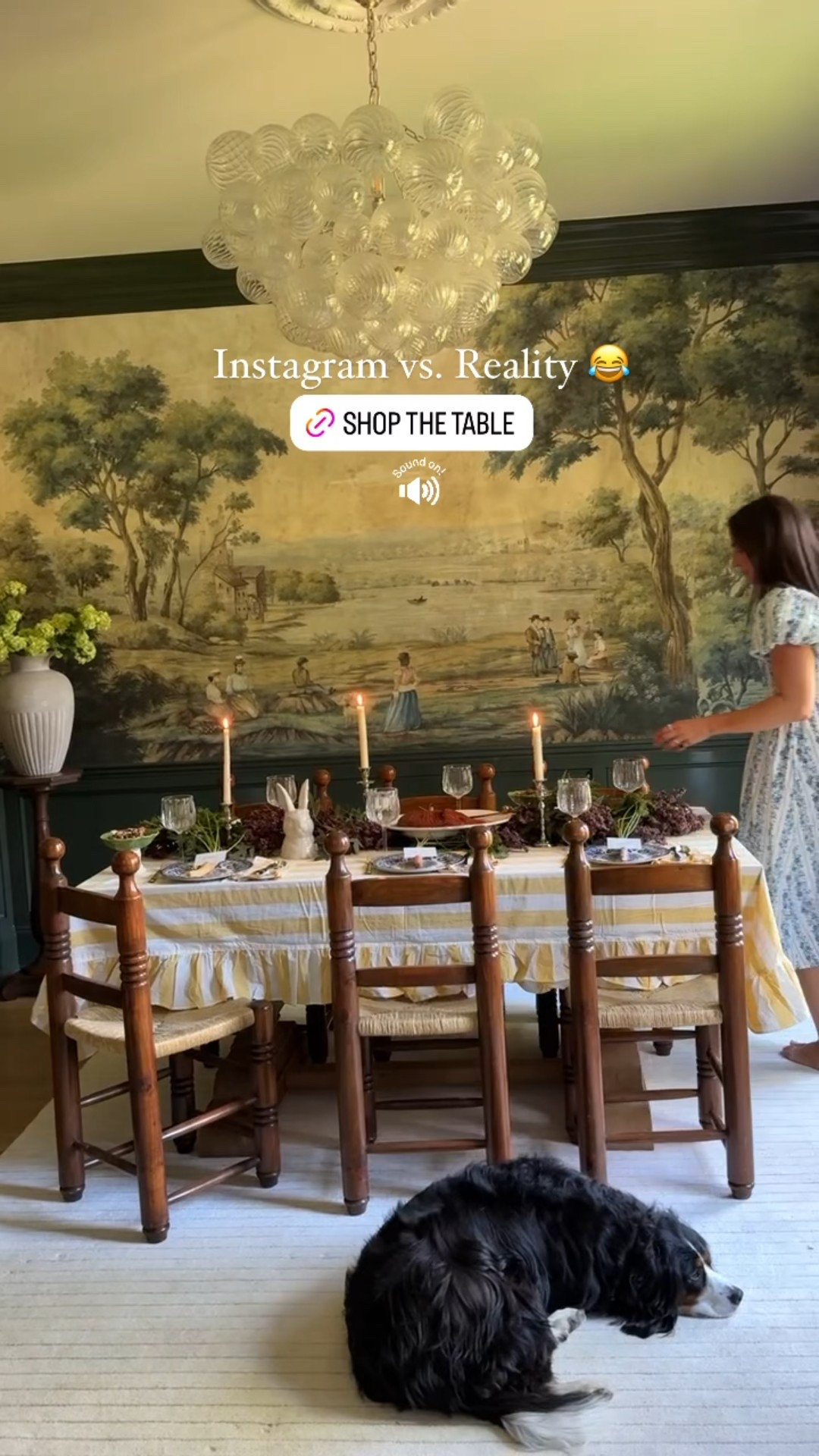 This is the reality of being a home creator updating and renovating her house! Life doesn’t stop just because we’re making changes 😂 anyways, shop the table! The cabbage/lettuce plates and decor are sold out but I linked similar 🥬💚✨ it’s the Easter Tablescape of my dreams! 

#LTKFindsUnder100 #LTKWatchNow #LTKSeasonal
