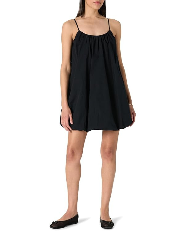 The Drop Women's Corryn Spaghetti Strap Bubble Hem Mini Dress | Amazon (US)