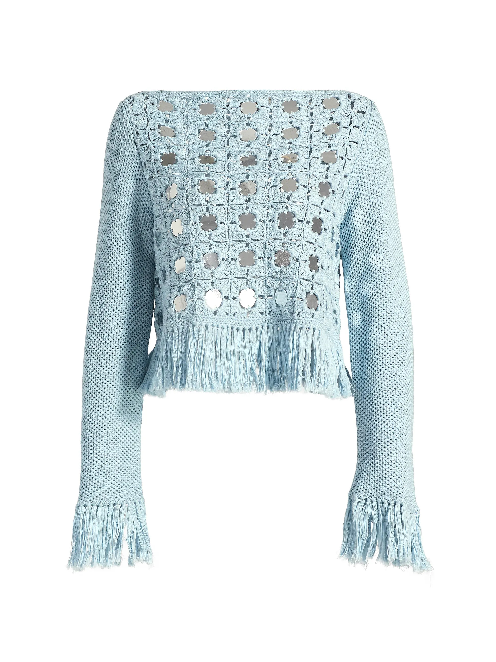 Camilla Mirror Crochet Sweater | Saks Fifth Avenue