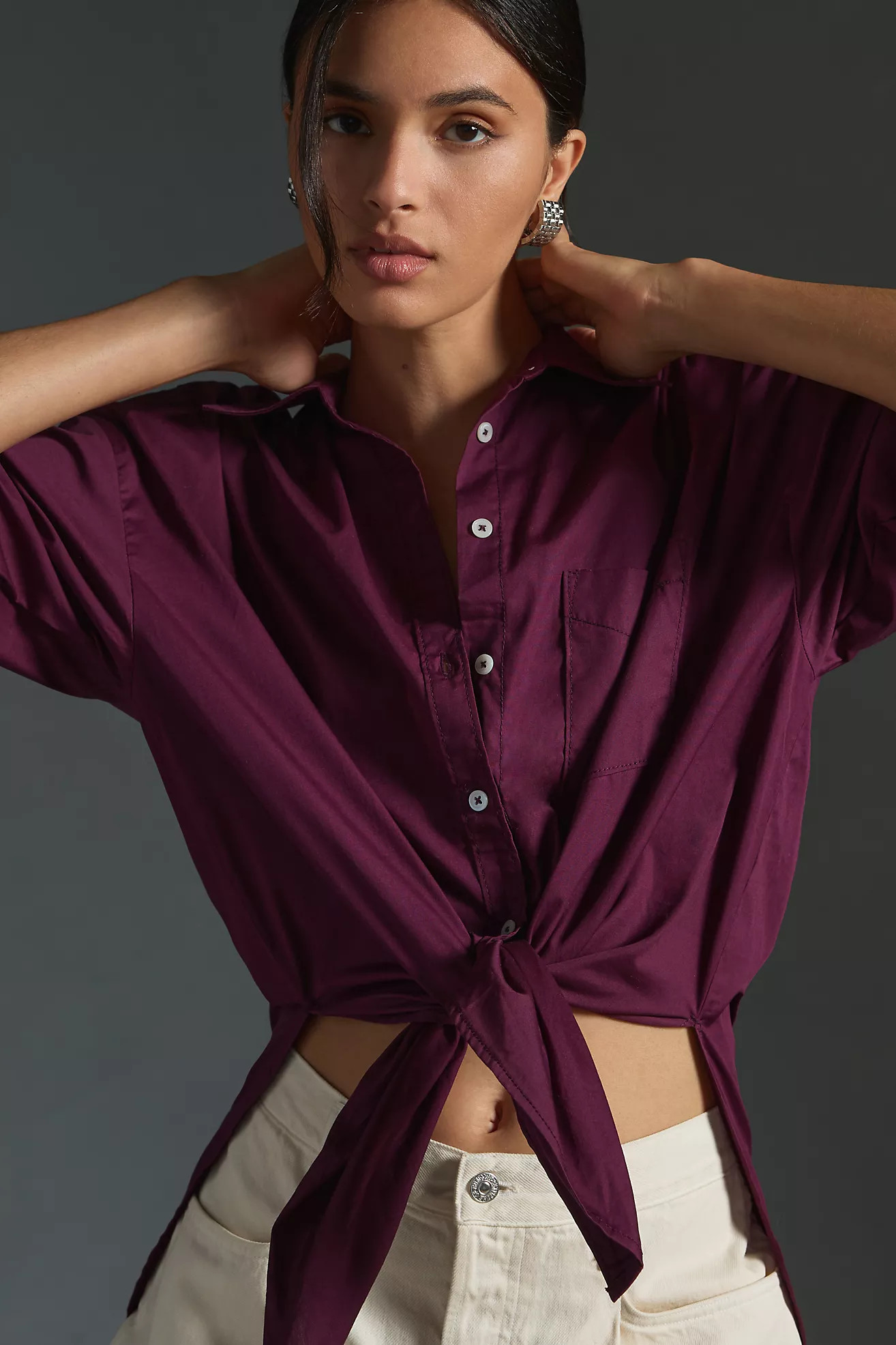 The Bennet Buttondown Shirt by Maeve | Anthropologie (US)