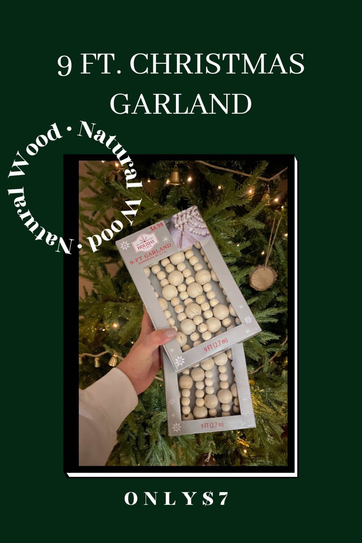 Christmas tree decor + natural wood garland + Walmart garland + Christmas decor

Tree inspo + neutral Christmas decor

#LTKHoliday #LTKSeasonal #LTKhome