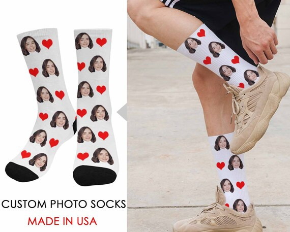 Couple Socks Custom Sock With Face Personalize Sock With | Etsy | Etsy (US)