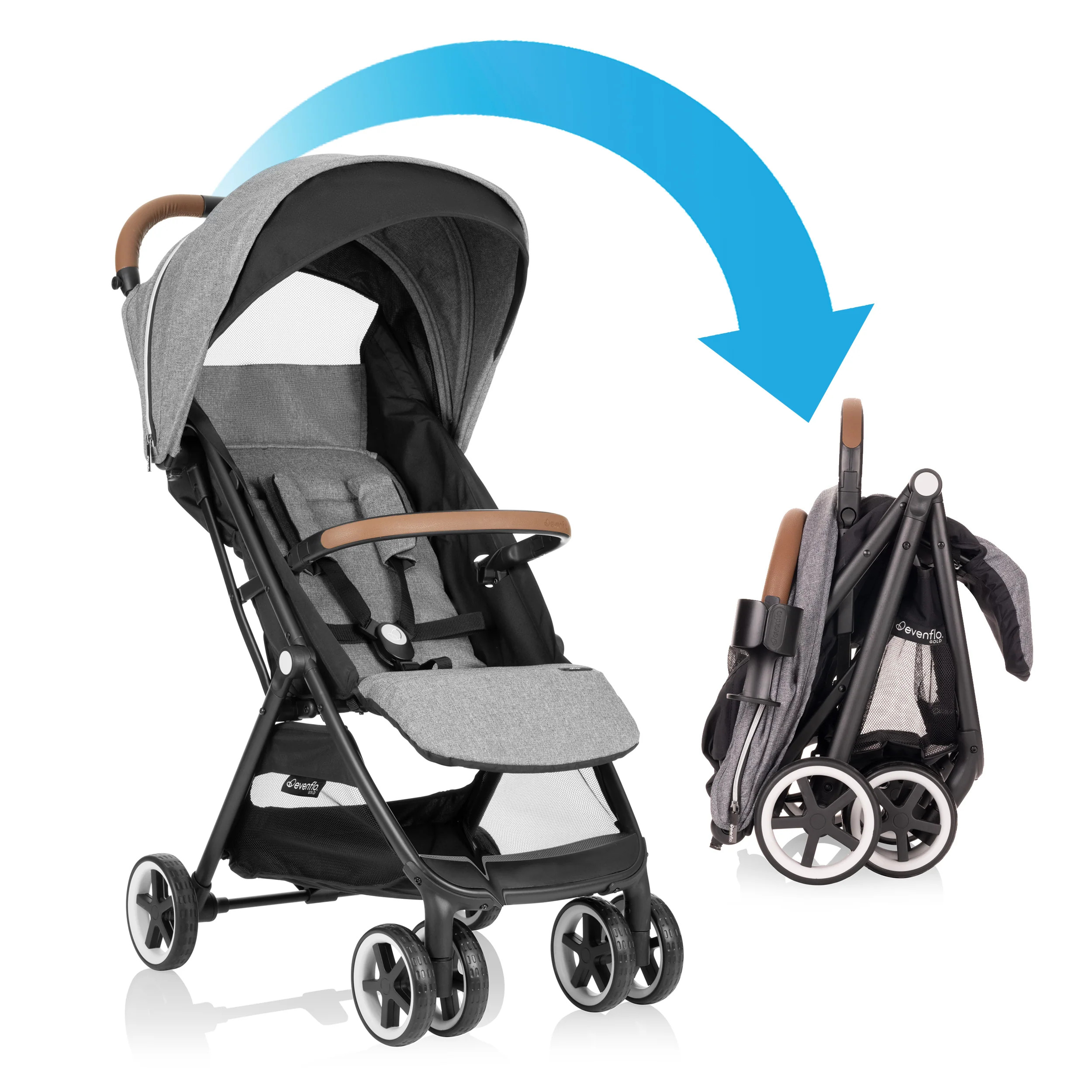 Evenflo® Gold Otto Self-Folding Lightweight Travel Stroller - Evenflo® Official Site | Evenflo Company
