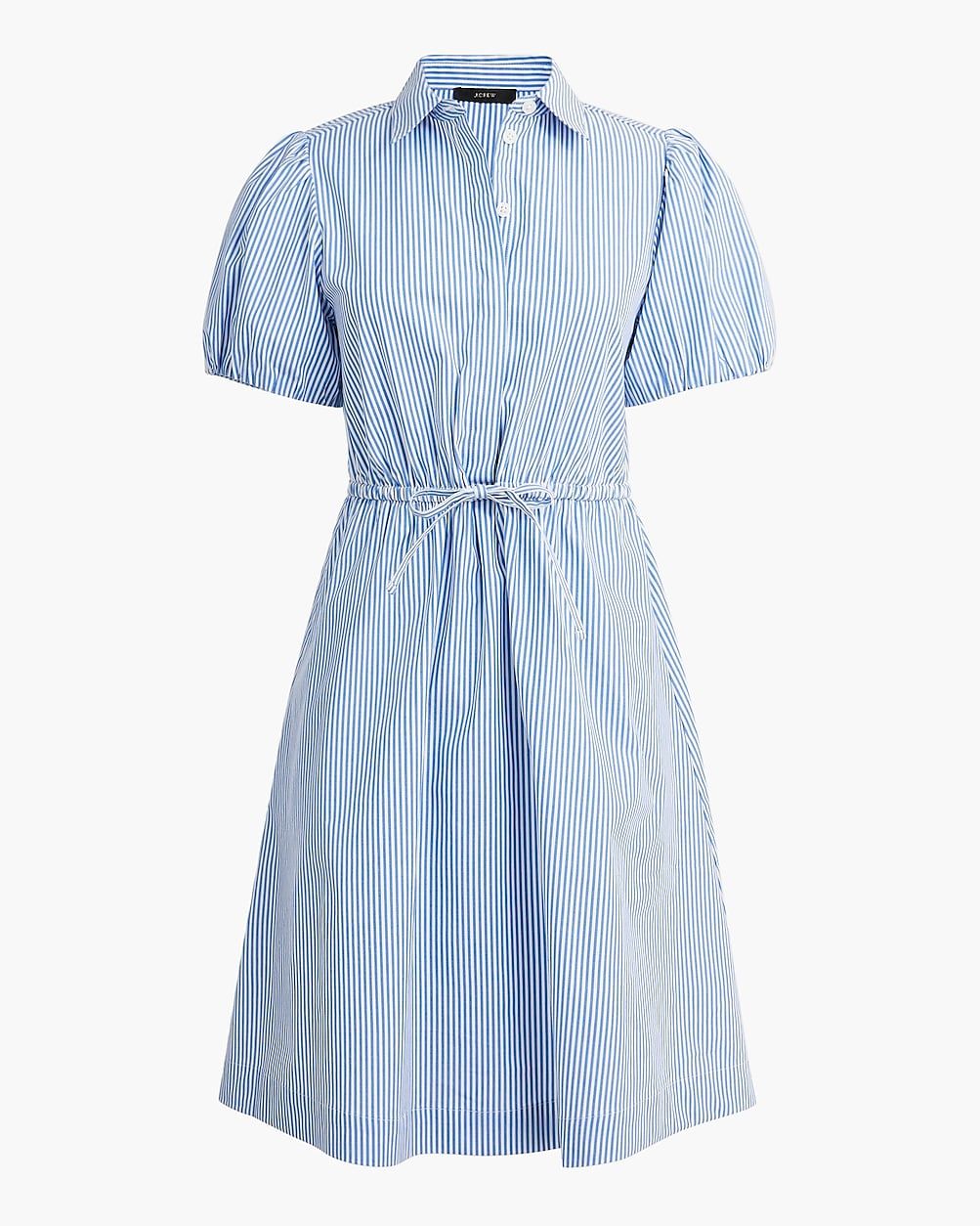 Petite short-sleeve collared mini dress | J.Crew Factory