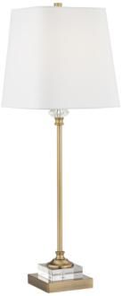 Julia Gold and Crystal Buffet Table Lamp with Table Top Dimmer (89K85) | LampsPlus.com