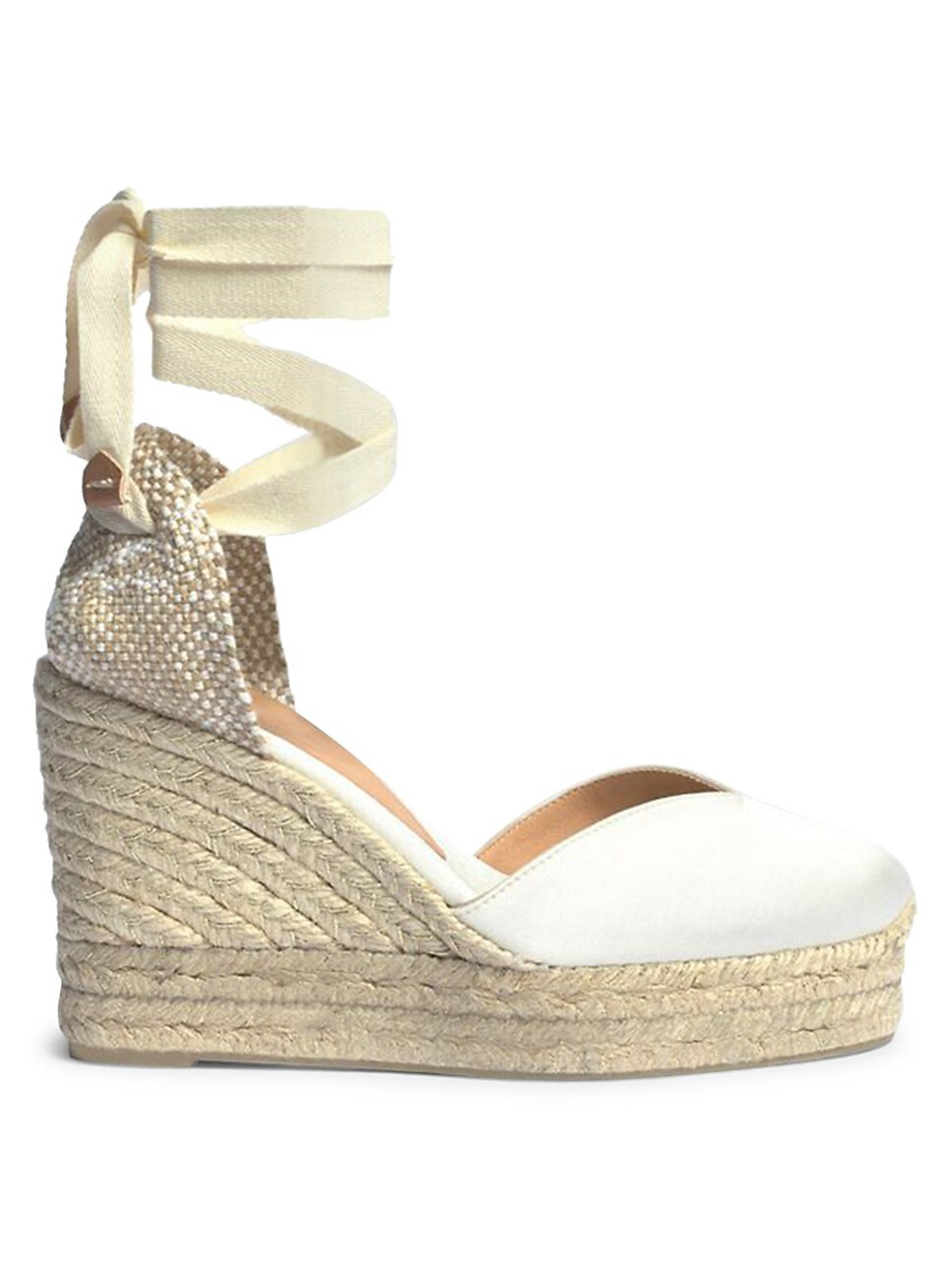 Chiara Satin Platform Wedge Espadrilles | Saks Fifth Avenue