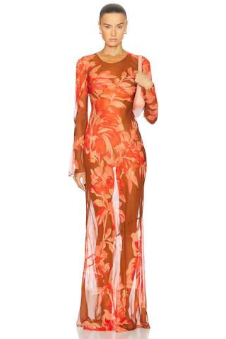 retrofete Vienna Dress in Red | FWRD 
