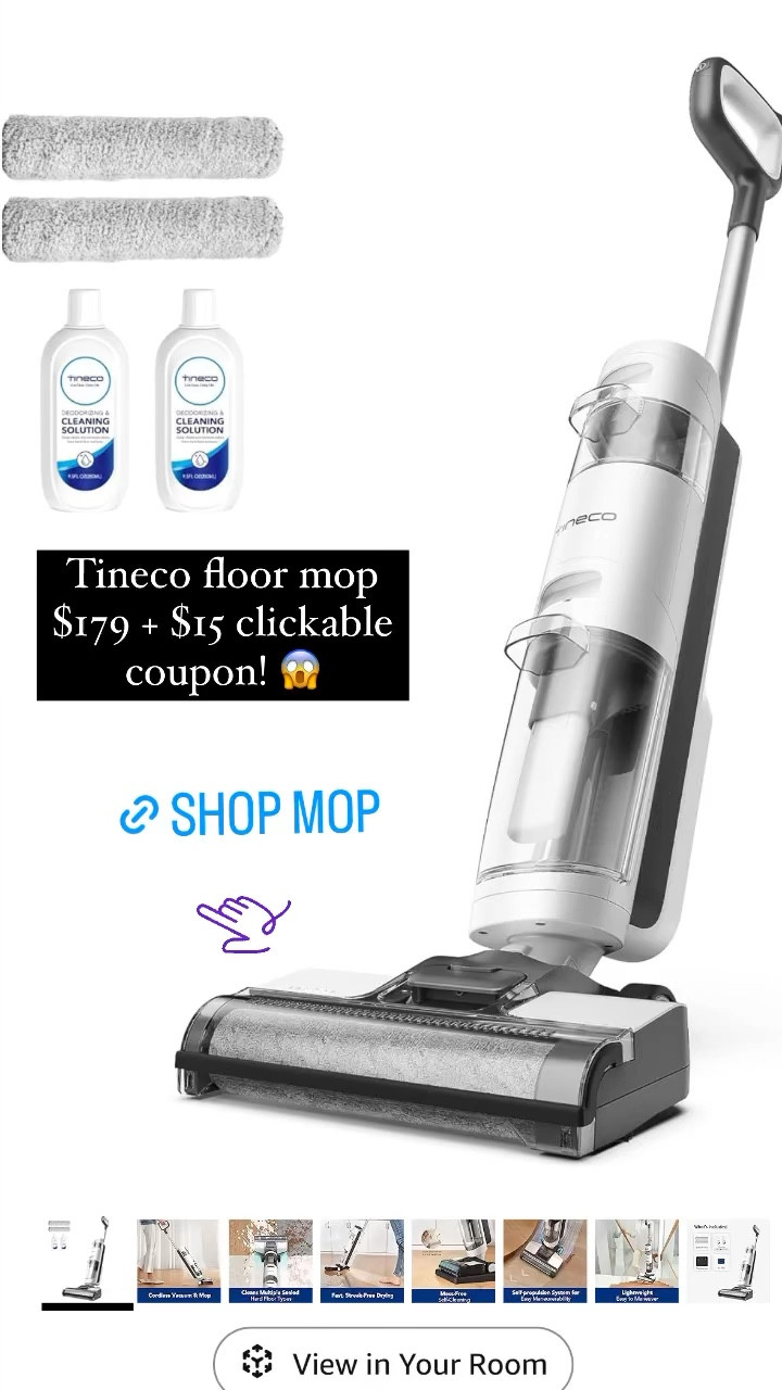 Amazon prime day deals. Tine o floor mop. Vacuum and mop at the same time. Amazing deal! 

#LTKSeasonal #LTKSaleAlert #LTKHome