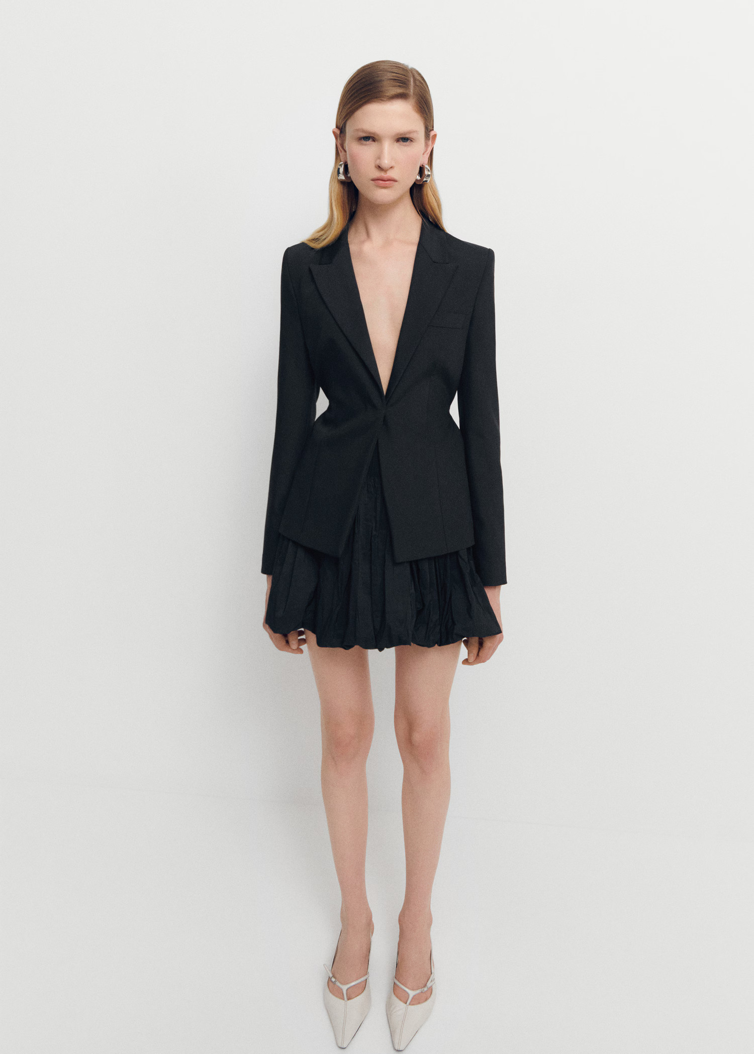 Fitted suit blazer - Woman | MANGO USA | MANGO (US)