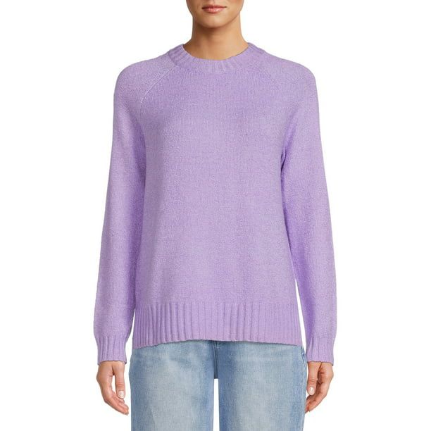 Time and Tru Women's Super Soft Pullover Sweater - Walmart.com | Walmart (US)