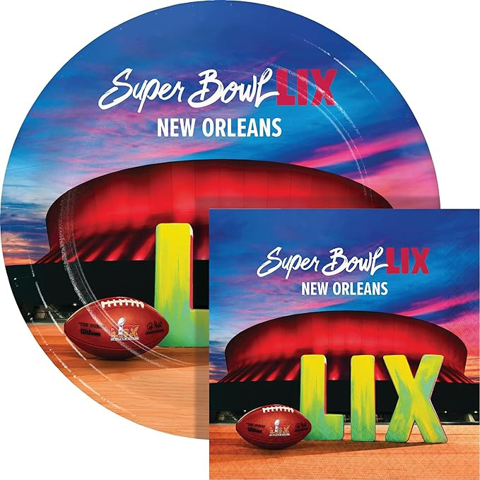Trendware NFL Super Bowl LIX Dinner Paper Plates and Napkins Kit, Serves 16 Guests | Amazon (US)