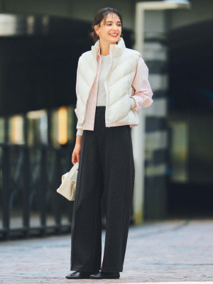 Brushed Jersey Wide Pants | UNIQLO (US)