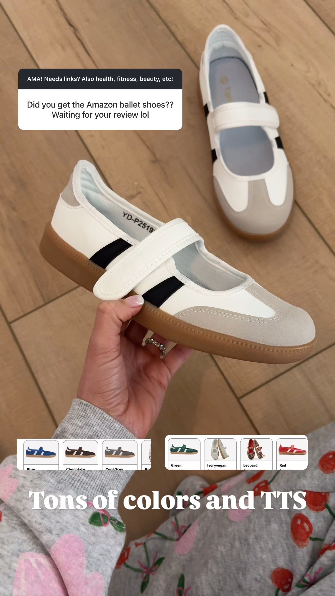 New Amazon ballet sneakers that look similar to my Adidas pair! TTS for me and tons of colors. You can adjust the Velcro strap to tighten. White sneakers. Travel shoes. Travel outfit. Mom outfit. Baseball mom. Soccer mom. Weekend outfit. Every day outfit.

#LTKActive #LTKootd #LTKTravel