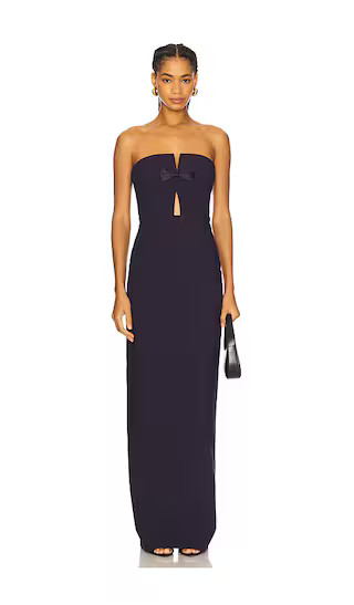 Fallon Gown in Navy | Revolve Clothing (Global)