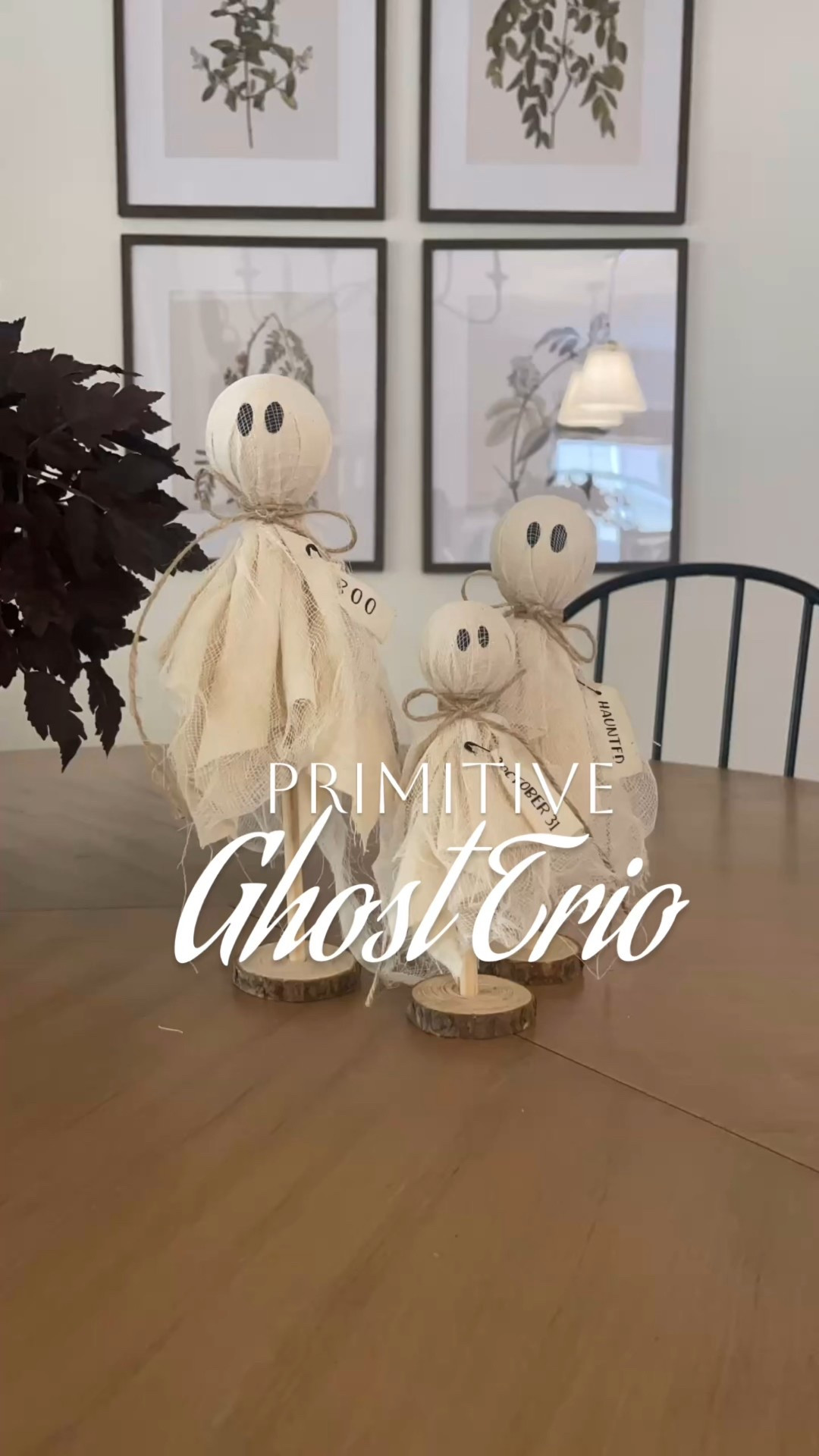 Primitive Halloween ghosts that are more charming than chilling — I used these on my open shelves last year - but also perfect for mantels, trays, or bowls 

#LTKSeasonal #LTKHome #LTKFindsUnder50
