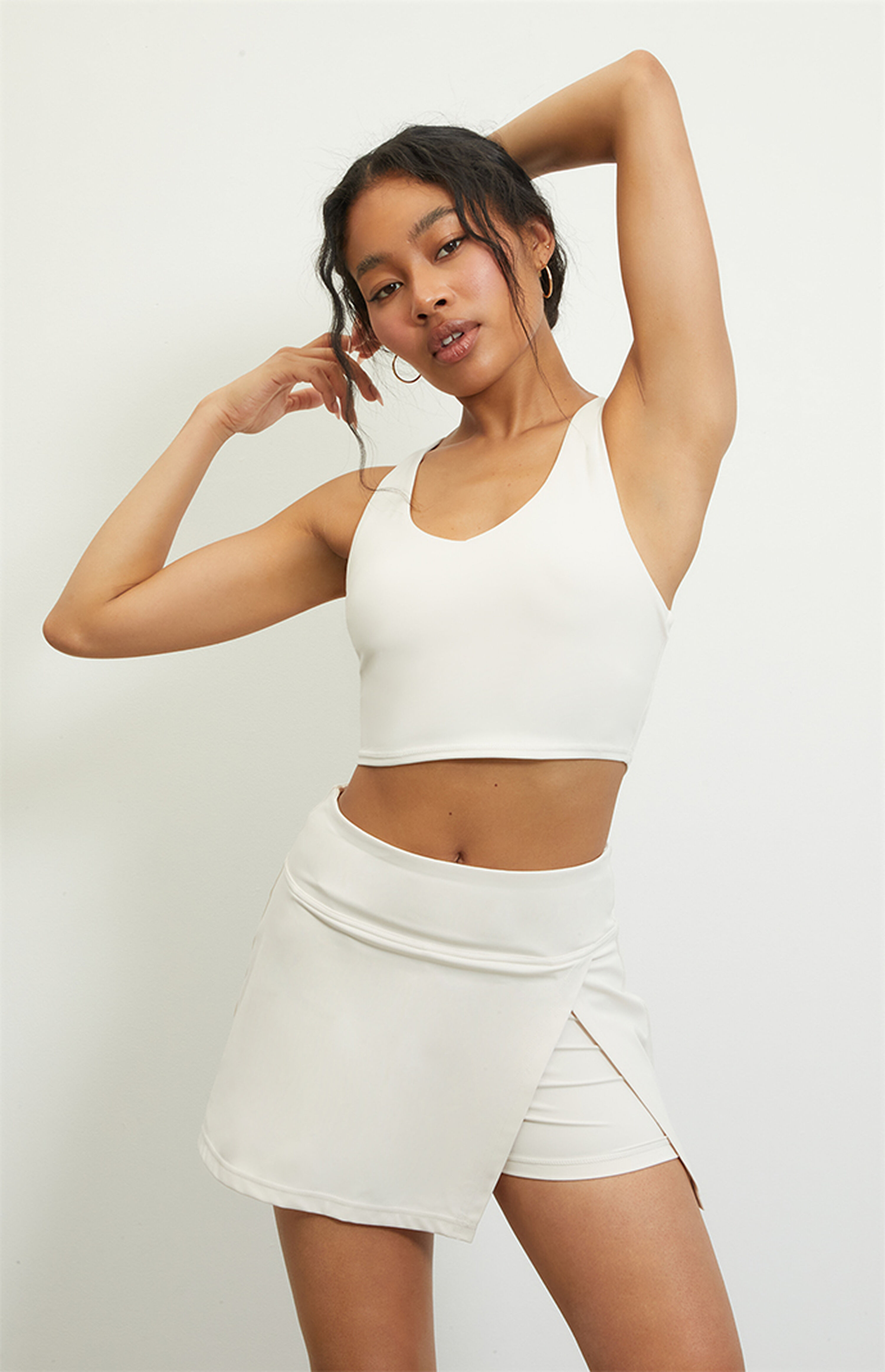 PAC 1980 PAC WHISPER Active Ivory Osa Mini Skort | PacSun