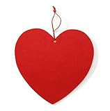 Darice Mi Amor Felt Heart-Red-Large-10 in (1 Pack) | Amazon (US)