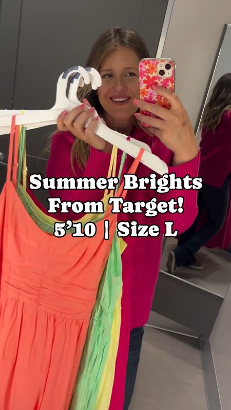 Summer bright dresses from target! 

#LTKfindsunder50 #LTKstyletip