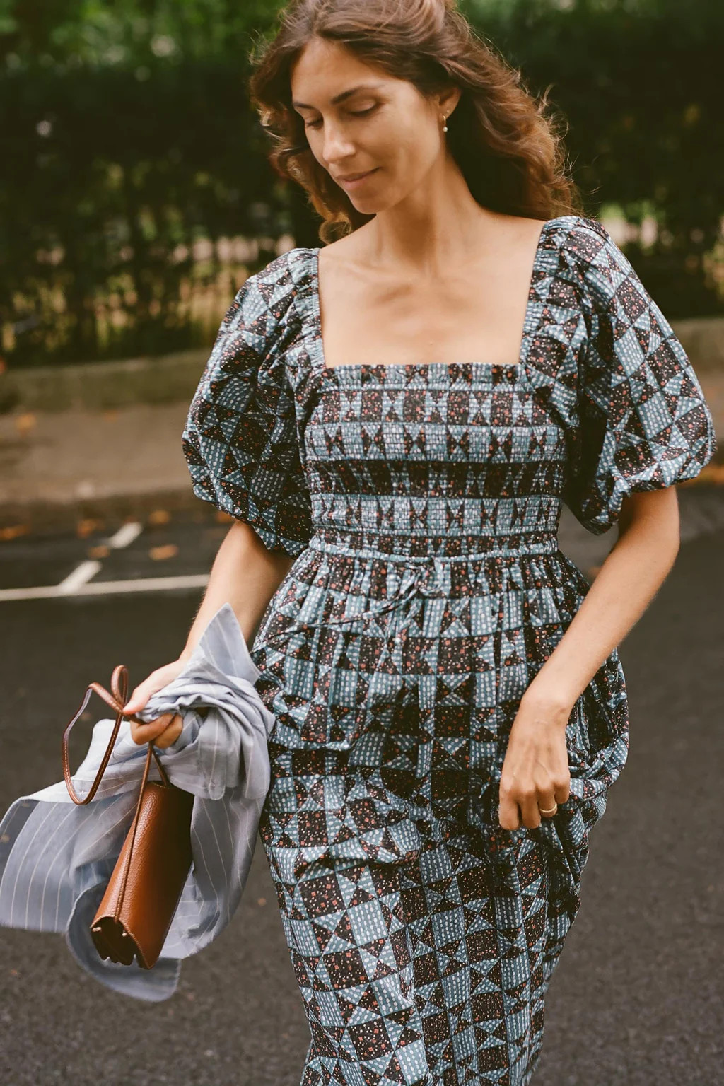 The Katrina Dress | Star Quilt Slate | Christy Dawn