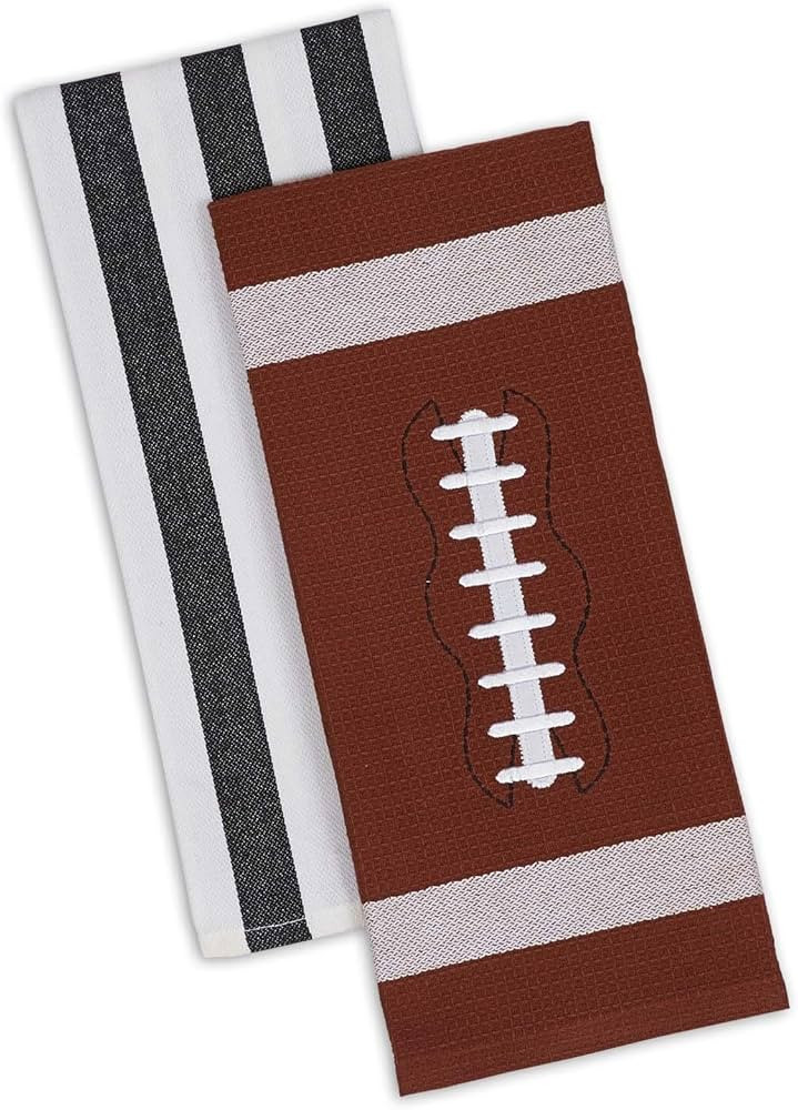 DII Football Decorations for Home & Kitchen Game Day Party Décor, Dishtowel Set, 18x28, Referee ... | Amazon (US)