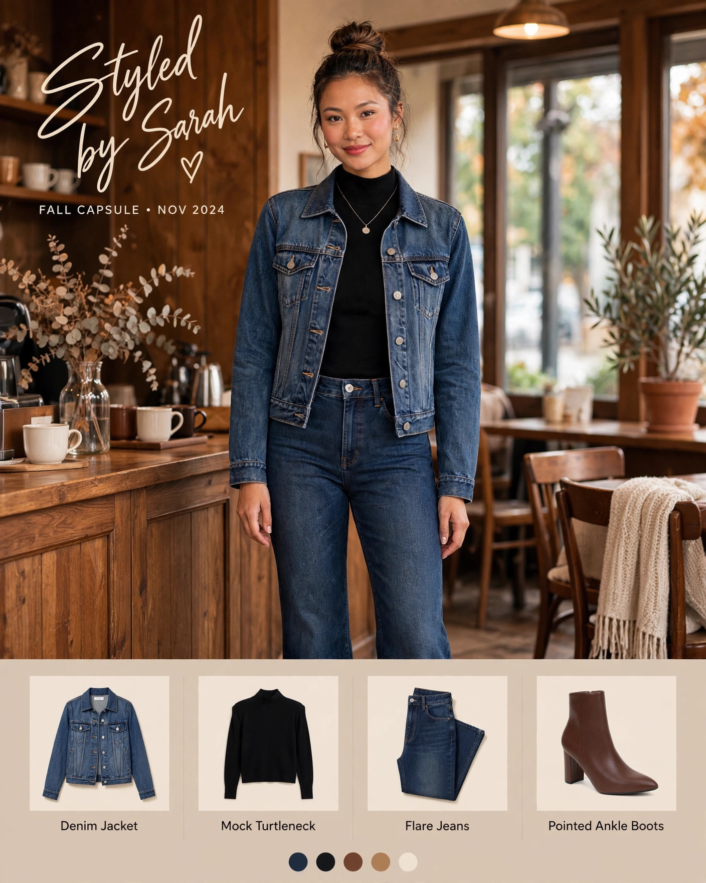 Denim on Denim — Shop my look below! #StyledBySarah #FallFashion #LTKFinds
Affiliate links — I earn from qualifying purchases 

 