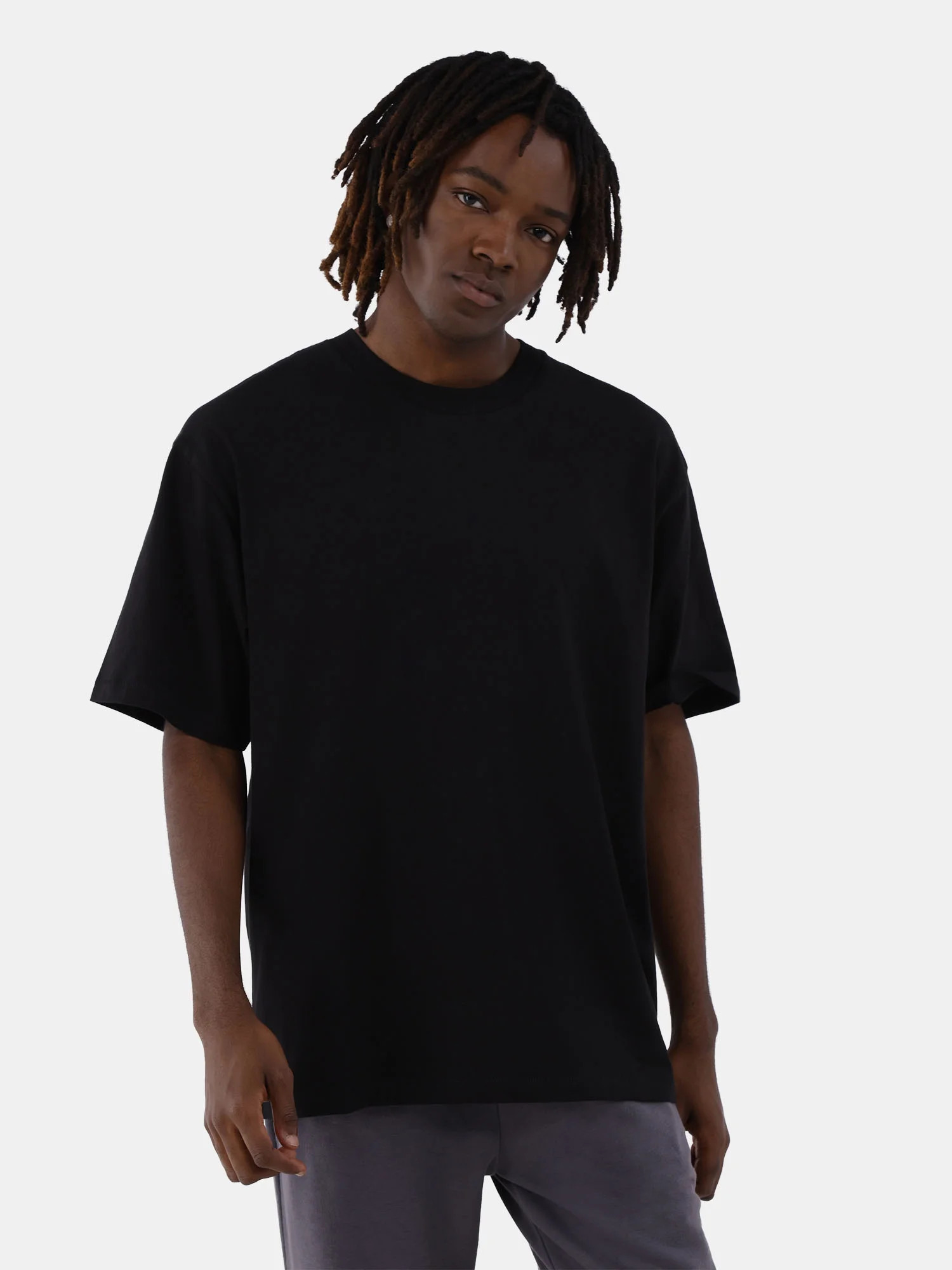 No Boundaries All Gender Cotton Oversize Tee with Short Sleeves, Men’s Sizes | Walmart (US)