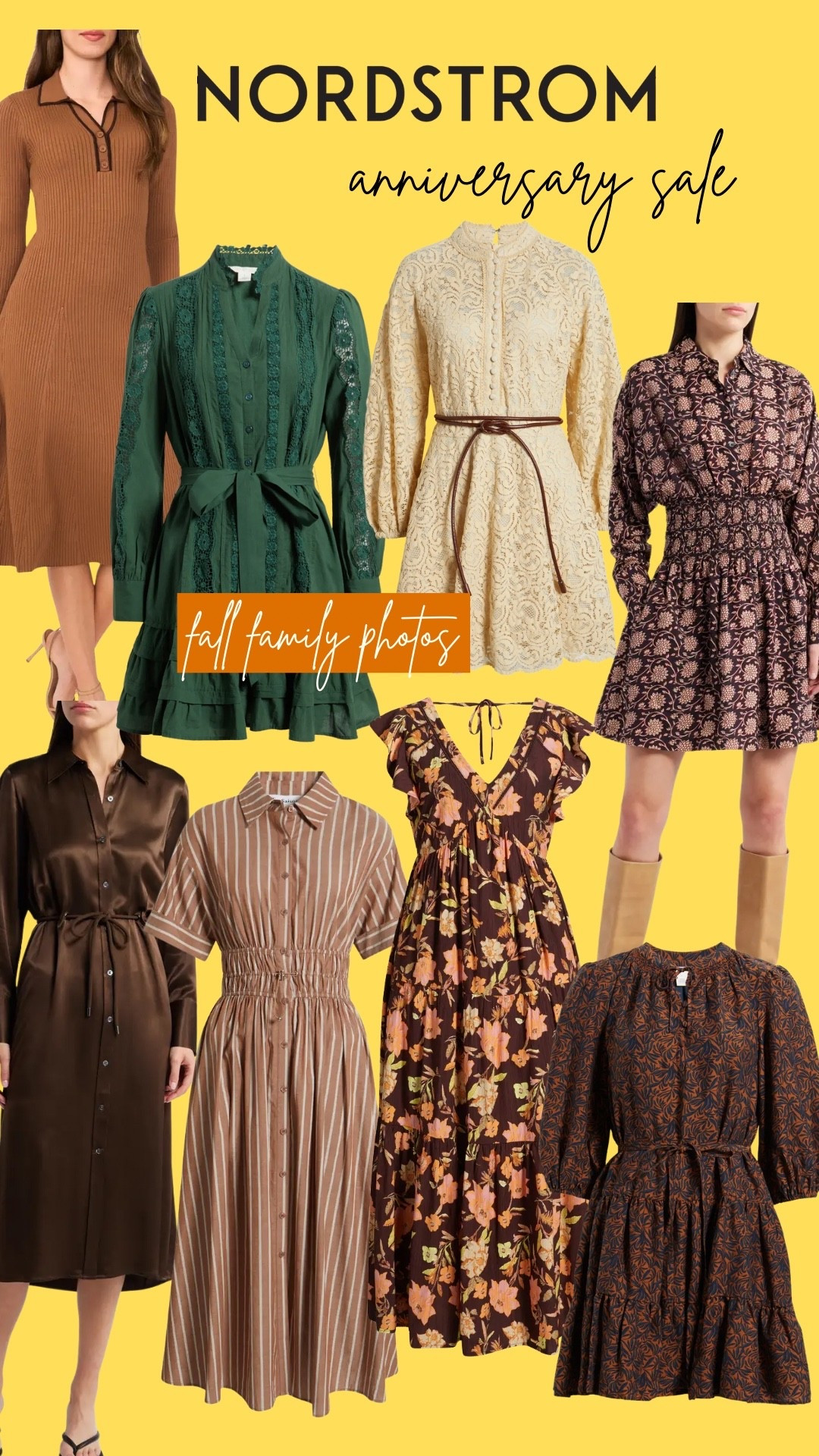 Nordstrom anniversary sale fall family photos, fit and flare, truffle, waist definition, maxi, midi, brown, orange, green, dress, thanksgiving, tiered dress, floral dress

True autumn, dark autumn, soft autumn, HOC autumn, house of colour autumn

#LTKMidsize #LTKSaleAlert #LTKOver40