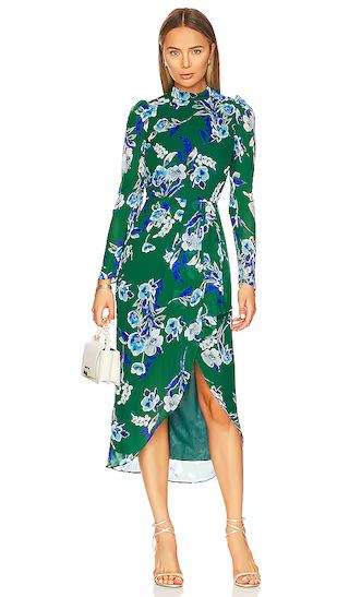 Beverly Dress in Tully Garden Emerald | Revolve Clothing (Global)