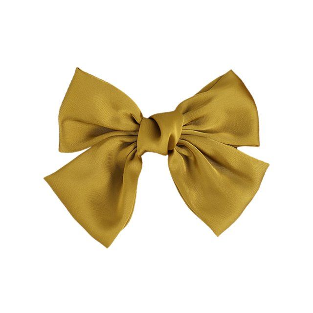 Yesbay Sweet Women Girls Large Bowknot Hairpin Hair Clip Headwear Accessory,Yellow | Walmart (US)