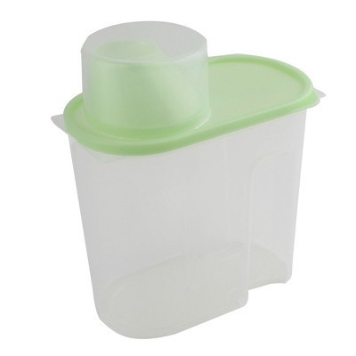 Unique Bargains Plastic Family Kitchenware Sugar Rice Food Storage Box 1.9L 1 Pc Green | Target