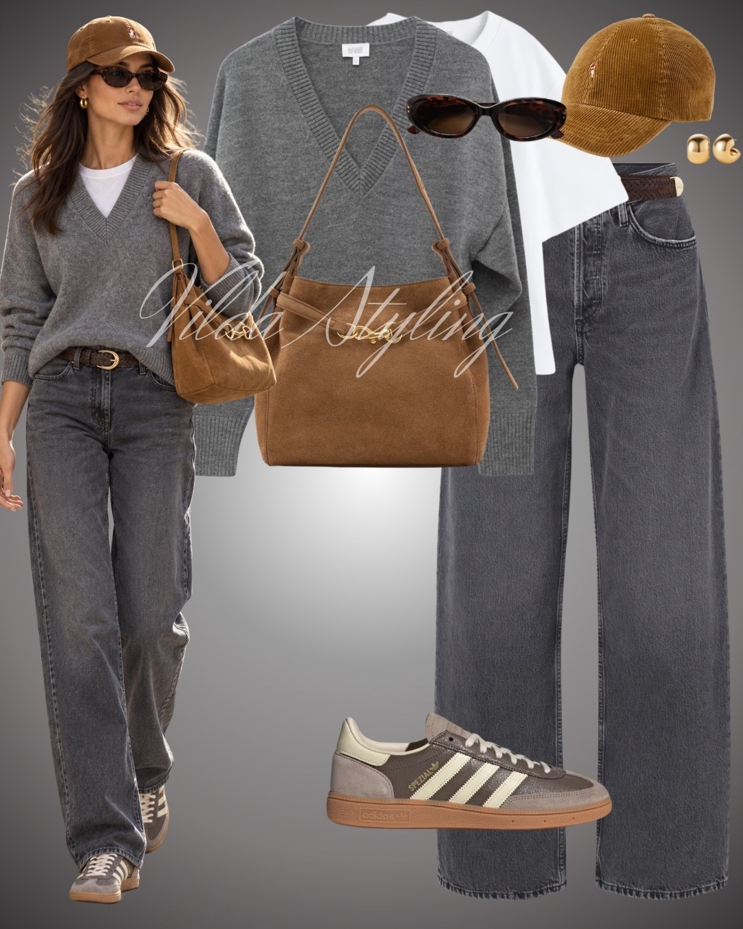 The cozy gray sweater outfit I’ll be wearing on repeat this fall 🤎 Styled with washed gray jeans, Adidas Spezial sneakers and warm brown accessories for an easy everyday look. Shop the outfit below✨ #FallOutfit #CasualChic #SweaterOutfit

#LTKautumn #LTKjeans #LTKstyletip